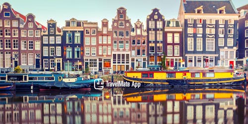 Audioguia de Amsterdã com o aplicativo TravelMate
